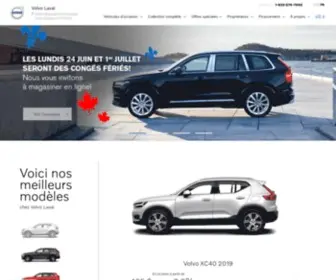 Volvolaval.com(Concessionnaires de véhicules Volvo neufs et usagés) Screenshot