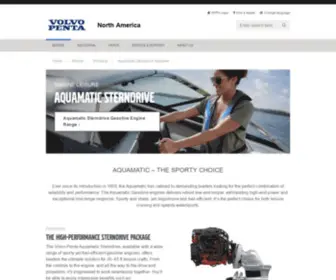 Volvopentanextgeneration.com(Aquamatic Sterndrive Gas) Screenshot