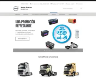 Volvotrucks.com.ar(Volvo Trucks Argentina) Screenshot