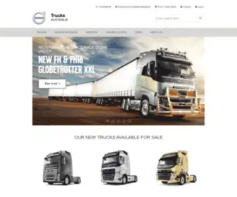 Volvotrucks.com.au(Volvo Trucks Australia) Screenshot