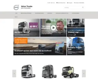 Volvotrucks.de(Volvo Trucks) Screenshot