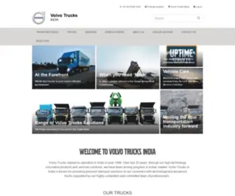Volvotrucks.in(Volvo Trucks India) Screenshot