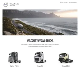 Volvotrucks.mn(Volvo Trucks Mongolia) Screenshot