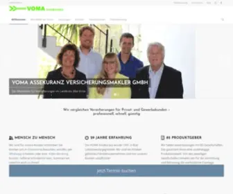 Voma.de(VOMA Assekuranz GmbH) Screenshot