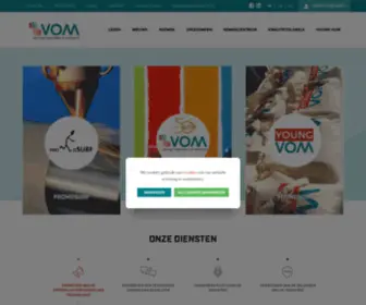 Vom.be(Belgische Vereniging voor Oppervlaktetechnieken van Materialen) Screenshot