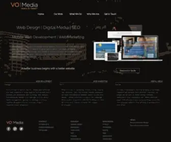 Vomedia.net(Web design) Screenshot