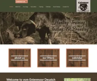 Vomentenmoordd.com(Vom Entenmoor Kennels) Screenshot