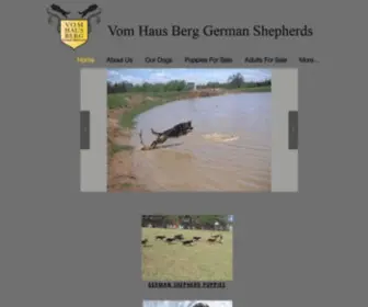 Vomhausberg.com(Vom Haus Berg German Shepherds) Screenshot