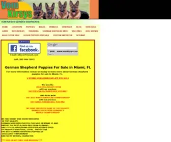 Vomkirsys.com(German Shepherd Puppies For Sale) Screenshot