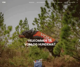Vomoghundemat.dk(VOM og hundemat) Screenshot