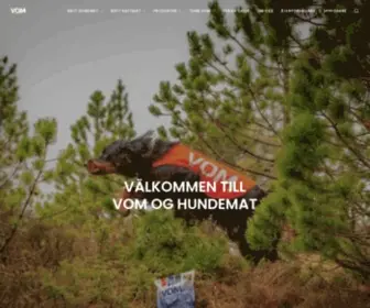 Vomoghundemat.se(VOM og Hundemat Sverige) Screenshot