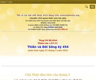 Vomonthientu.org(Trang Nhà) Screenshot