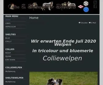 Von-Der-Sheltieban.de(Collies & Shelties von der Sheltieban.de) Screenshot