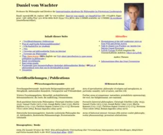 Von-Wachter.de(Daniel von Wachter) Screenshot