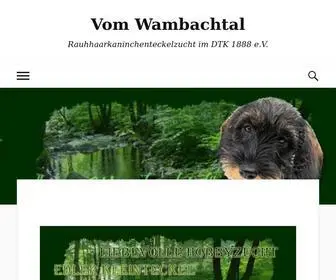 Von4Pfoten.de(Kleinteckelzucht Vom Wambachtal) Screenshot