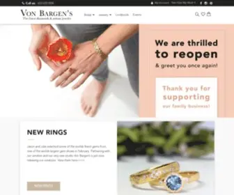 Vonbargensjewelry.com(Von Bargen's Jewelry) Screenshot