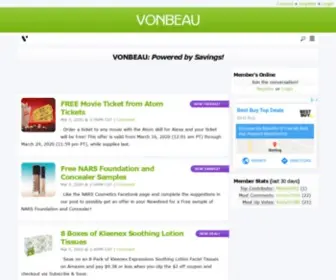 Vonbeau.com(HOT Deals & Free Products) Screenshot