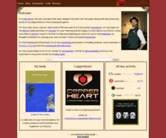 Vonexplaino.com(Personal site for Colin Morris/ Professor von Explaino) Screenshot