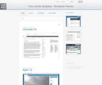 Vonfio.de(Blog, Free Joomla Templates & Wordpress Themes) Screenshot