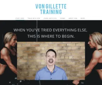 Vongillette.com(Von Gillette) Screenshot