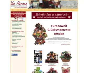 Vonherzen.at(Geschenkkörbe) Screenshot