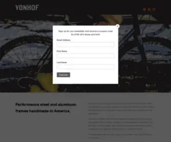 Vonhofcycles.com(VonHof Cycles) Screenshot