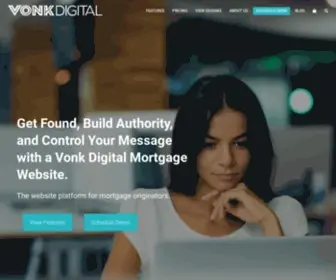 Vonkdigital-Mortgagewebsites.com(Mortgage Websites and Mortgage Website Templates by Vonk Digital) Screenshot