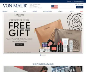 Vonmaur.com(Von maur offers free gift) Screenshot