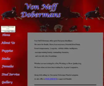 Vonneffdobermans.com(vonneffdobermans) Screenshot