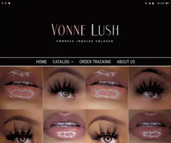 Vonnelush.com(Vonne Lush) Screenshot