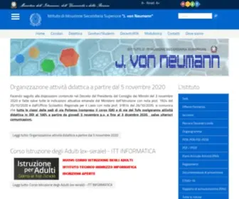 Vonneumann.edu.it(Homepage Istituto Scolastico) Screenshot