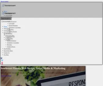 Vontainment.com(Port Charlotte Web Design and Digital Marketing Solutions) Screenshot