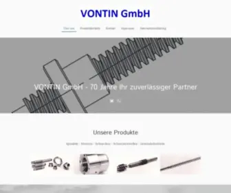 Vontin.com(Über) Screenshot