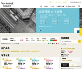 Vontobelwarrants.com(瑞萬通博) Screenshot