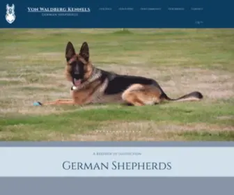 Vonwaldberggermanshepherds.com(VonWaldberg German shepherds) Screenshot