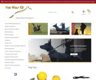 Vonwolfshop.co.uk(Dog Training Equipment and Supplies) Screenshot