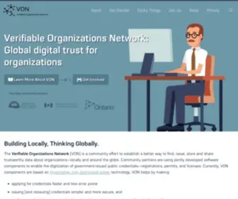 Vonx.io(Verifiable Organizations Network) Screenshot