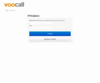 Voocall.cz(Levné volání z mobilu a mobilní internet) Screenshot