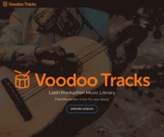 Voodoo-Tracks.com(Voodoo Tracks) Screenshot