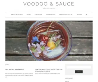 Voodooandsauce.com(Gilding the Lily since 2006) Screenshot