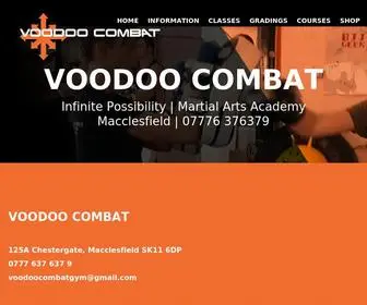 Voodoogym.co.uk(Voodoo Combat Macclesfield) Screenshot