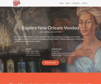 Voodoomuseum.com(New Orleans Historic Voodoo Museum) Screenshot