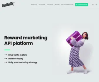 Voodootix.com(Voodootix®Mobile reward marketing API platform) Screenshot