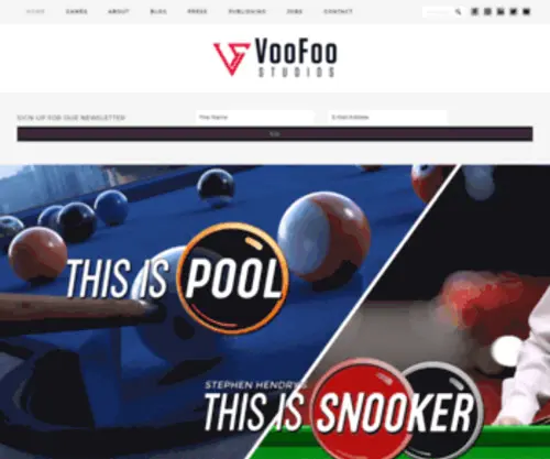 Voofoostudios.com(VooFoo Studios) Screenshot