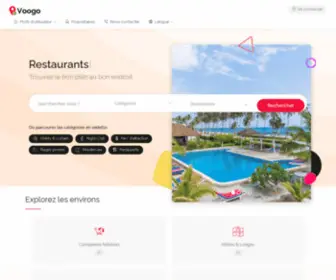 Voogo.fr(Restaurants, Hôtels, Residences, Complexes hoteliers, Night clubs…) Screenshot