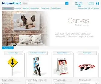 Voomprint.com(Custom Signs & Banners for Business & Home) Screenshot