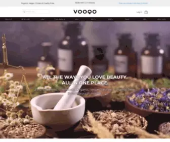 Vooqo.ca(All Natural Cosmetics) Screenshot