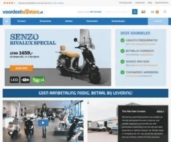 Voordeelscooters.nl(Scooter kopen of leasen laagste prijsgarantie) Screenshot