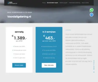 Voordeligelening.nl(Domeinnaam) Screenshot