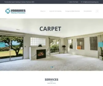 Voorhiescleaning.com(Carpet Cleaning and Emergency Water Extraction in Overland Park) Screenshot